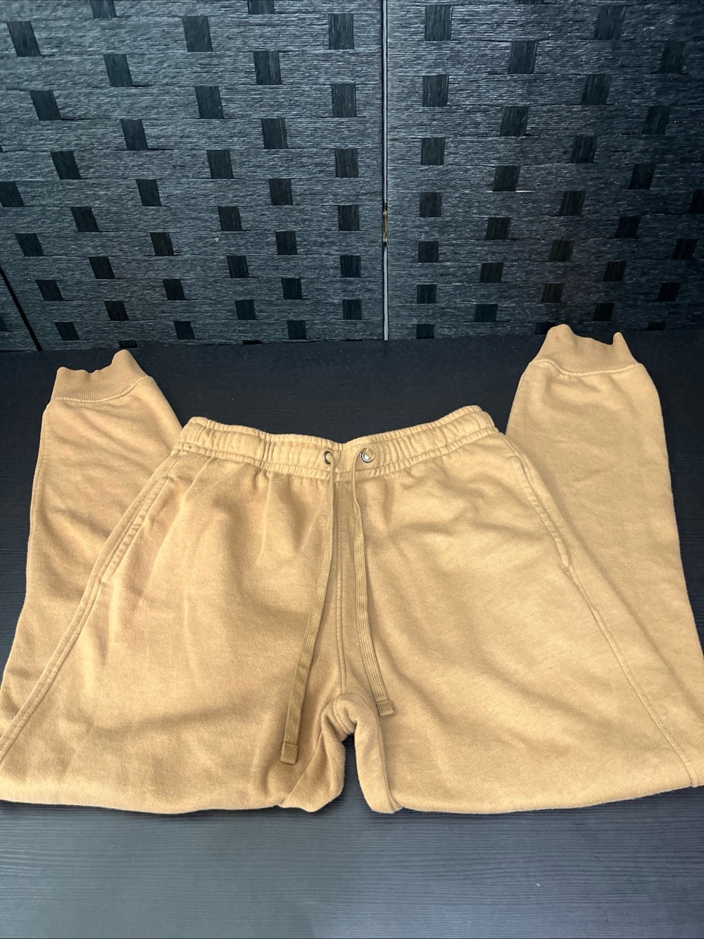 Goodfellow & Co Men's Jogger In Camel Sz S Note:See Pic Has Small Stain back leg